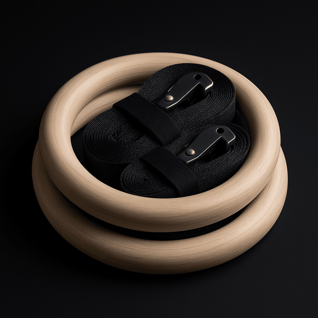 Wooden Gymnastics Rings - Adrenalize